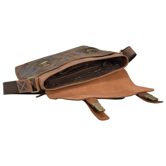 Greenland Nature Klassieke schoudertas leer 31 cm
