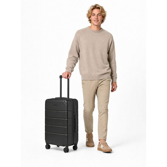 Police Dublin 4 wielen Trolley M 64 cm met uitbreidingsplooi