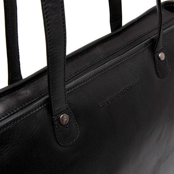 The Chesterfield Brand Astano Schoudertas Leer 33 cm Laptop compartiment