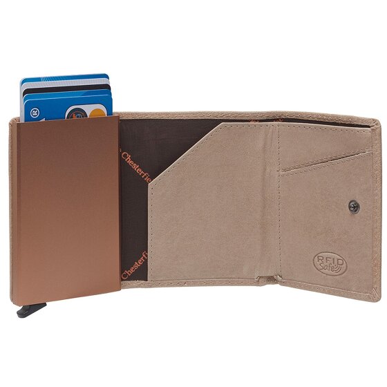 The Chesterfield Brand Paris Kredietkaart etui RFID-bescherming Leer 7 cm