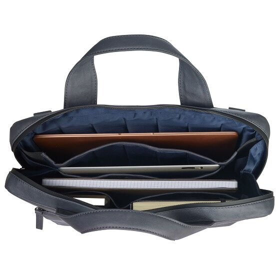Leonhard Heyden Haagse Leren Aktetas 38 cm Laptopcompartiment