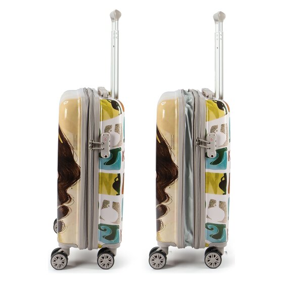 Anekke Muse 4 wielen Cabinewagen 55 cm met uitbreidingsplooi