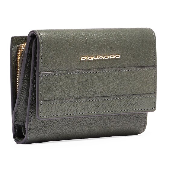 Piquadro Patricia Portemonnee RFID-bescherming Leer 9 cm