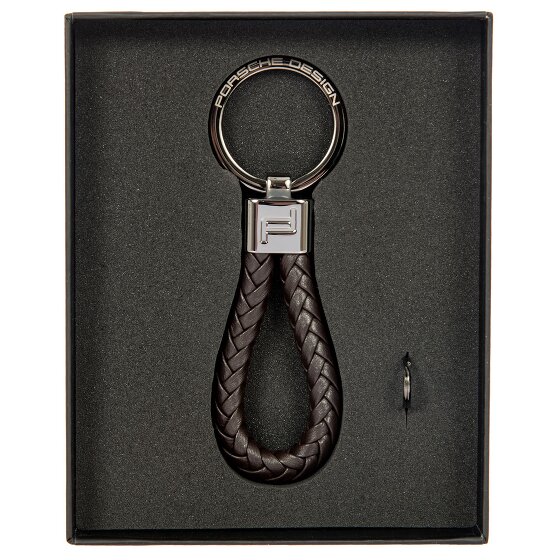 Porsche Design Sleutelhanger leer 10 cm