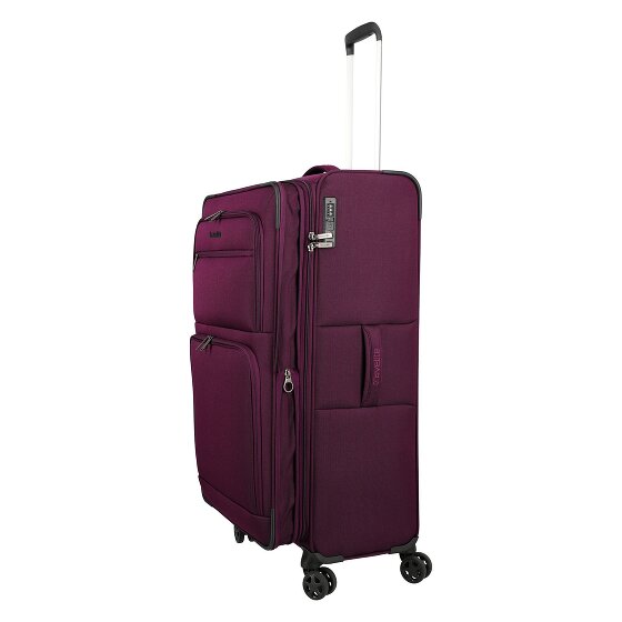 Travelite Cubis 4 wielen Trolley L 83 cm met uitbreidingsplooi