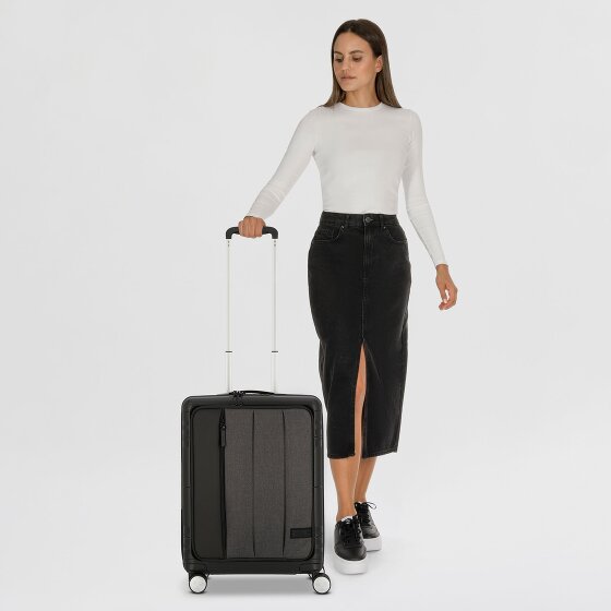 American Tourister Hello Cabin 4 wielen Cabinewagen 55 cm Laptop compartiment