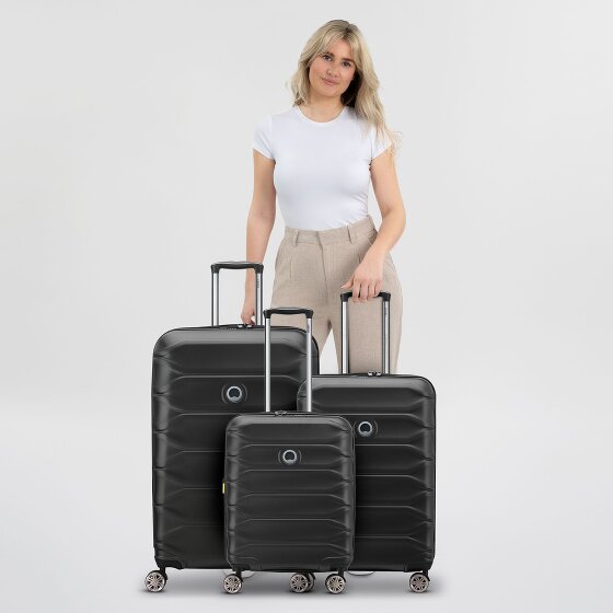 Delsey Paris Meteor 4 wielen Kofferset 3-delig met uitbreidingsplooi