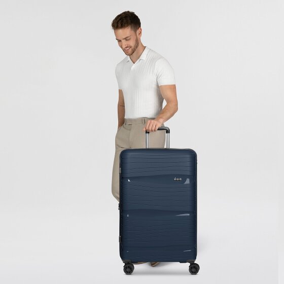 d&n Travel Line 4300-Plus 4 wielen Trolley L 76 cm met uitbreidingsplooi
