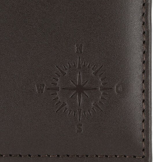 oxmox Leather Portemonnee RFID-bescherming Leder 11 cm
