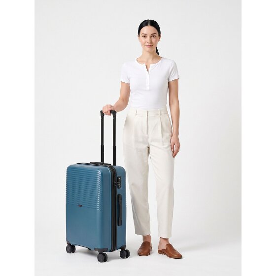 Pack Easy Jet 4 wielen Trolley M 64 cm met uitbreidingsplooi