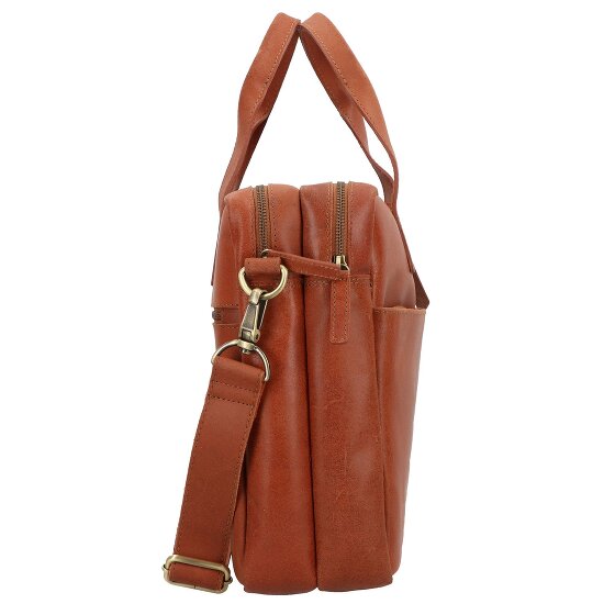 Burkely Vintage Jesse aktetas leer 42 cm laptop compartiment