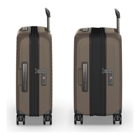 Victorinox Airox Advanced 4 wielen Cabinewagen S 55 cm Laptop compartiment met uitbreidingsplooi