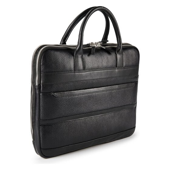 Guess Monaco Koffer Leer 38 cm Laptop compartiment