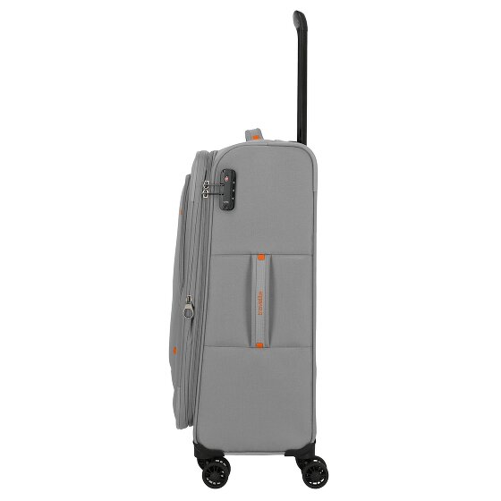 Travelite Umbria 4 wielen Trolley M 67 cm met uitbreidingsplooi