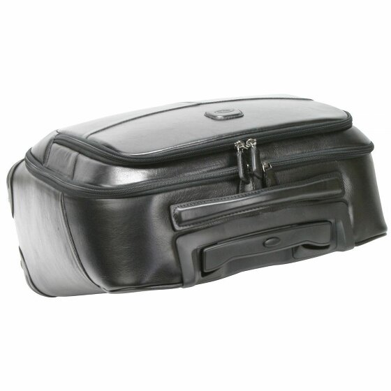 Bric's Life Pelle 4-Wiel Leren Business Trolley 43 cm Laptopcompartiment