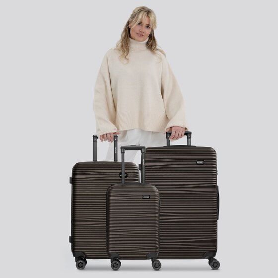 Redolz Essentials 16 3-SET 4 wielen Kofferset 3-delig