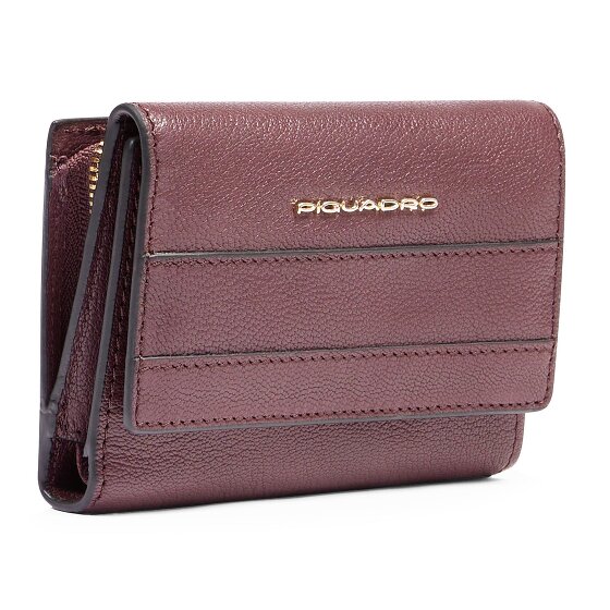 Piquadro Patricia Portemonnee RFID-bescherming Leer 9 cm