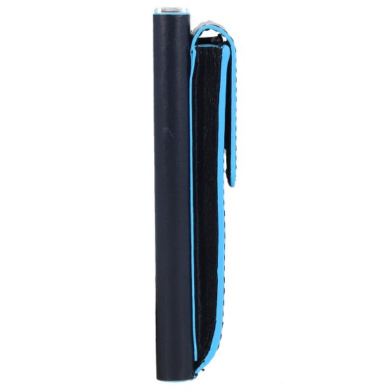 Piquadro Blauw Vierkant Creditcardetui Leer 6 cm