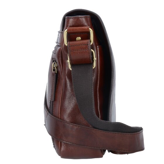 Leonhard Heyden Cambridge Messenger Leder 32 cm Laptopcompartiment