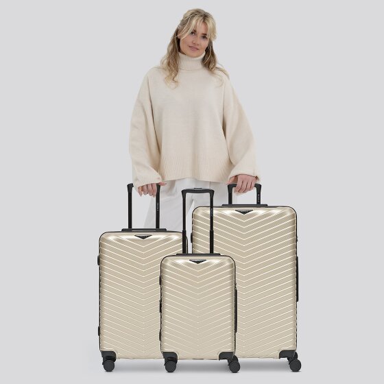 Redolz Essentials 18 4 wielen Kofferset 3-delig met uitbreidingsplooi