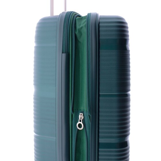 Gladiator 0800 4 wielen Trolley 55 cm met uitbreidingsplooi