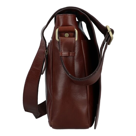Leonhard Heyden Cambridge Messenger Leder 38 cm Laptopcompartiment