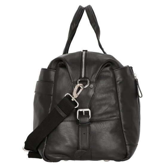 Alassio Topo weekender reistas leer 50 cm Alassio Topo weekender reistas leer 50 cm