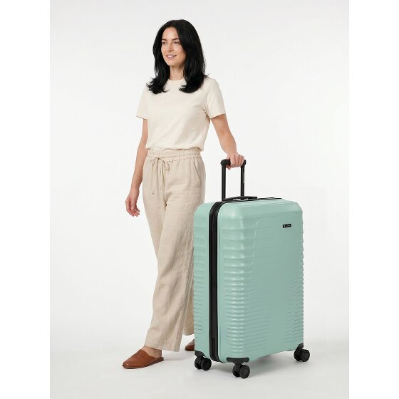 Farmhood Straw Edition 4 wielen Trolley 77 cm met uitbreidingsplooi