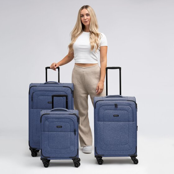 Redolz Essentials 12 THREE SET 4 wielen Kofferset 3-delig met uitbreidingsplooi