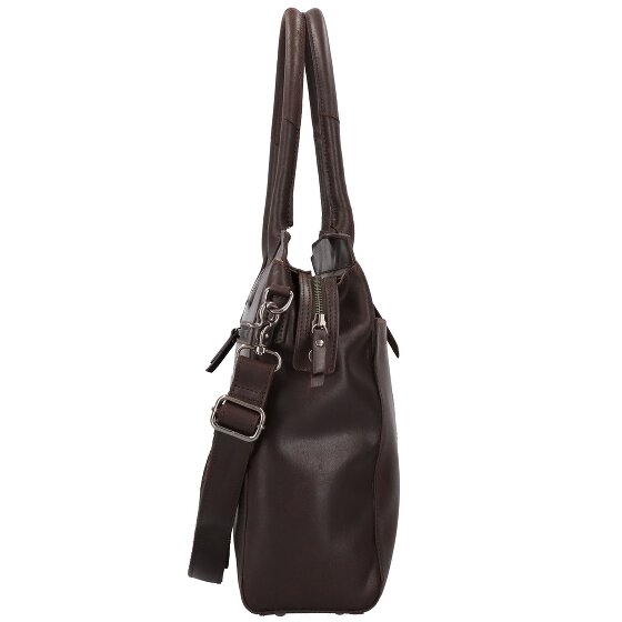 Burkely Vintage Doris Schoudertas Leder 39 cm Laptopcompartiment