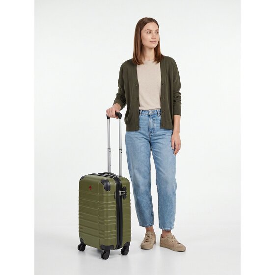 Wenger Amplar Evo 4 wielen Cabinewagen S 53 cm met uitbreidingsplooi