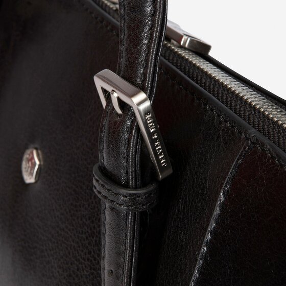 Jekyll & Hide Madrid Schoudertas RFID-bescherming Leer 39 cm Laptop compartiment
