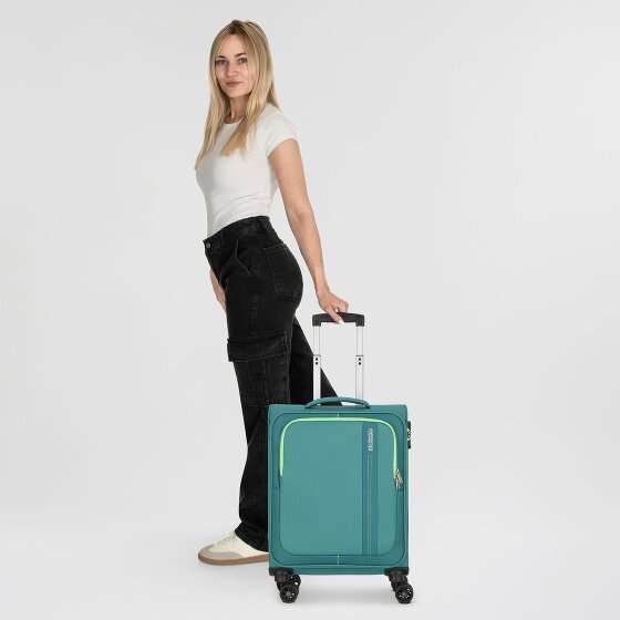 American Tourister Sea Seeker 4 wielen Cabinewagen 55 cm