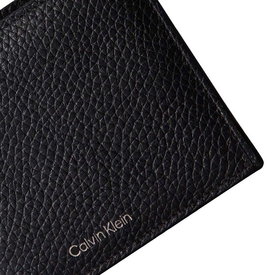 Calvin Klein Embossed Portemonnee Leer 12 cm