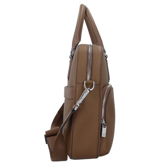 Boss New Koffer Leer 38 cm Laptop compartiment