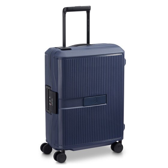 Delsey Paris x United Colors of Benetton Color Block Hardside 4-wiel cabine trolley 55 cm