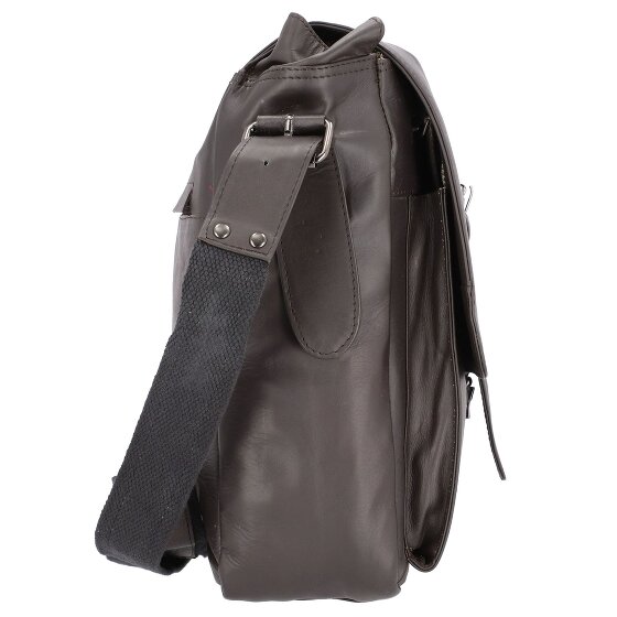 Pride and Soul Neo boodschappentas leer 33 cm laptopvak