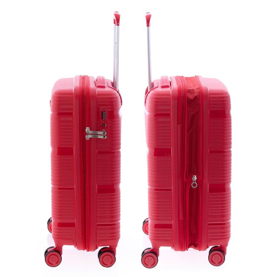 Gladiator 0800 4 wielen Trolley 55 cm met uitbreidingsplooi