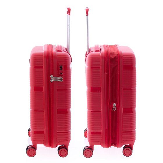 Gladiator 0800 4 wielen Trolley 55 cm met uitbreidingsplooi