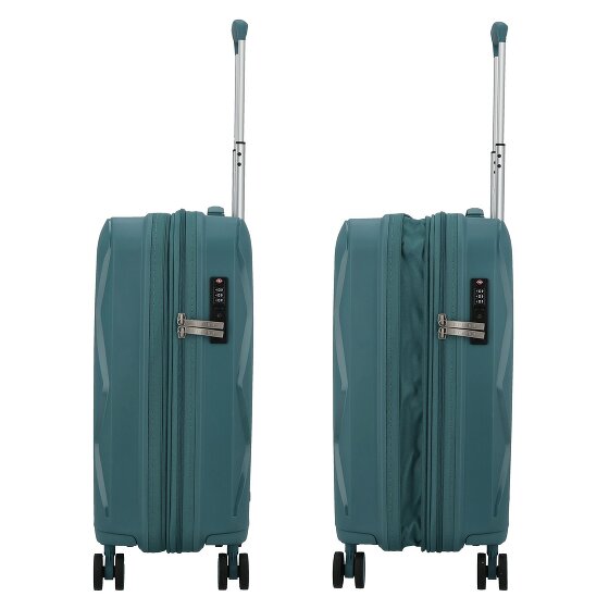 Gabol Infinity 4 wielen Cabinewagen 55 cm met uitbreidingsplooi