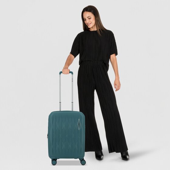Gabol Infinity 4 wielen Cabinewagen 55 cm met uitbreidingsplooi