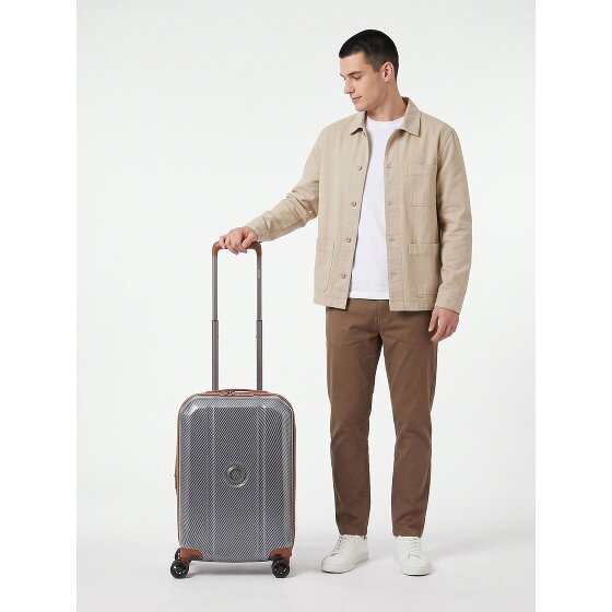 Delsey Paris Helium Ultimate 4 wielen Cabinewagen 55 cm met uitbreidingsplooi