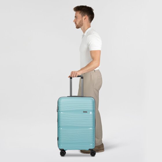 d&n Travel Line 4300-Plus 4 wielen Trolley M 65 cm met uitbreidingsplooi