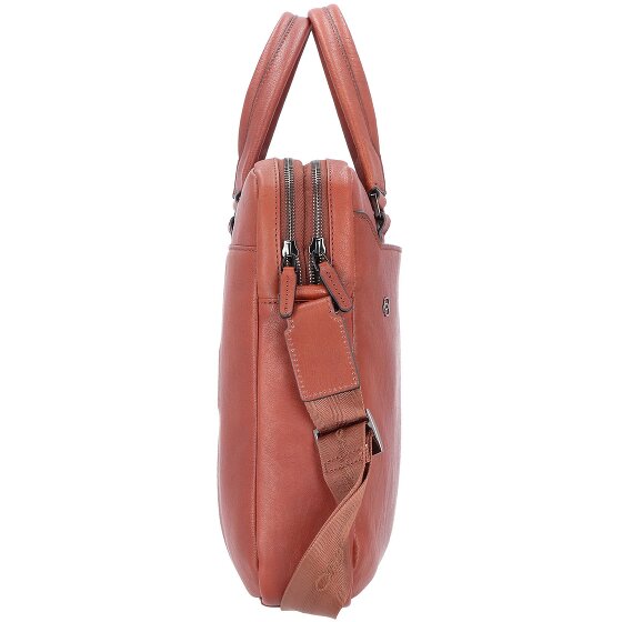 Piquadro Zwarte vierkante aktetas Leer 40 cm