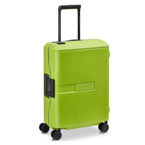 Delsey Paris x United Colors of Benetton Color Block Hardside 4-wiel cabine trolley 55 cm