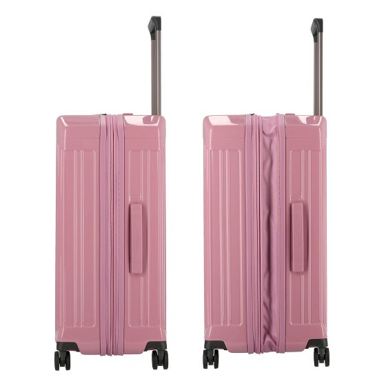 Piquadro PQ-Light 4 wielen Trolley 69 cm met uitbreidingsplooi