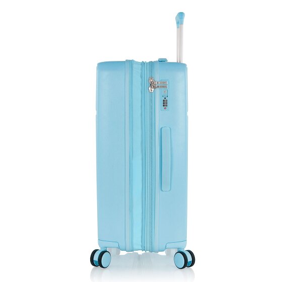 Heys Pastel 4 wielen Trolley M 66 cm met uitbreidingsplooi