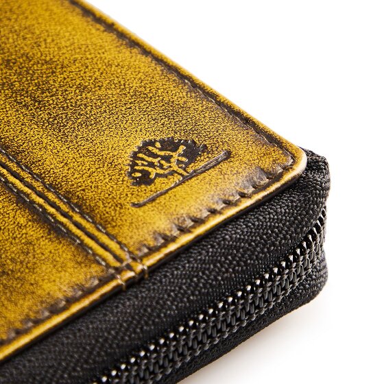 Greenburry Destressed Portemonnee RFID-bescherming Leer 10.5 cm