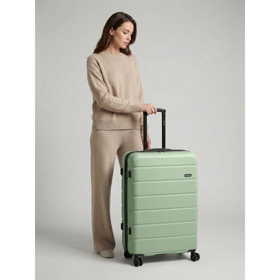 Saxoline Miami 4 wielen Trolley L 75 cm met uitbreidingsplooi