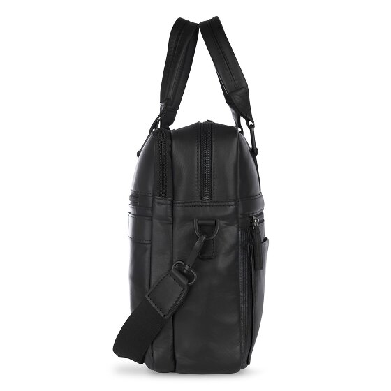 bugatti Joel Koffer Leer 38 cm Laptop compartiment bugatti Joel Koffer Leer 38 cm Laptop compartiment